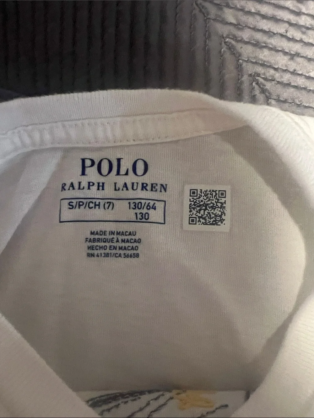 Ralph Lauren Polo Bear Graphic Tee Girl size S